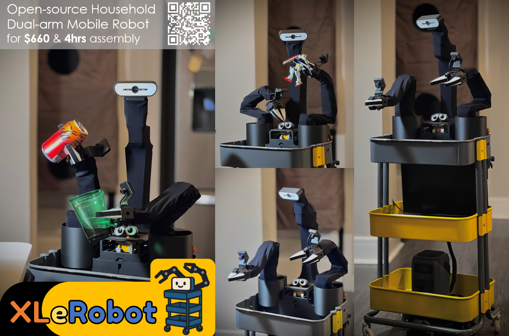 Fertig montierter XLeRobot