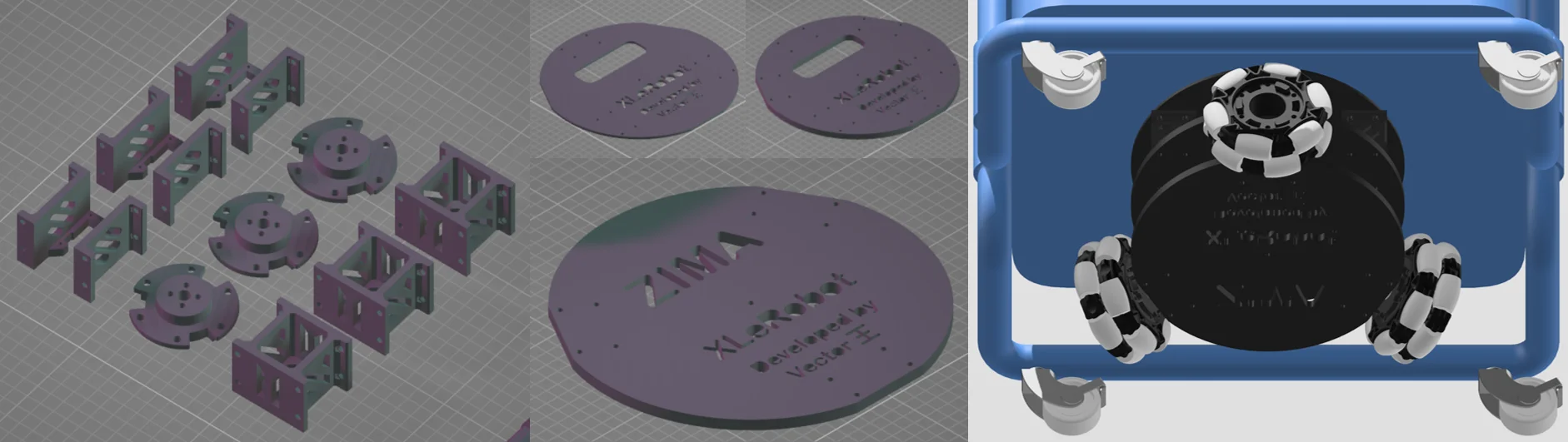 XLeRobot base print reference