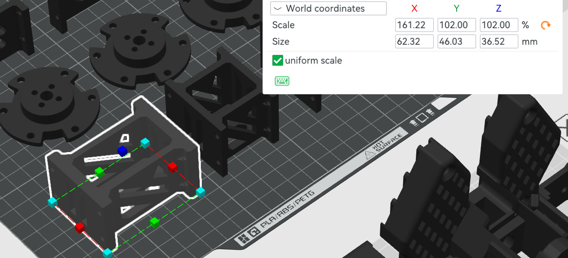 XLeRobot wheel-base print reference